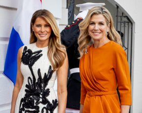 השמלה של מלניה מהממת, אבל התאבססנו דווקא על השיער